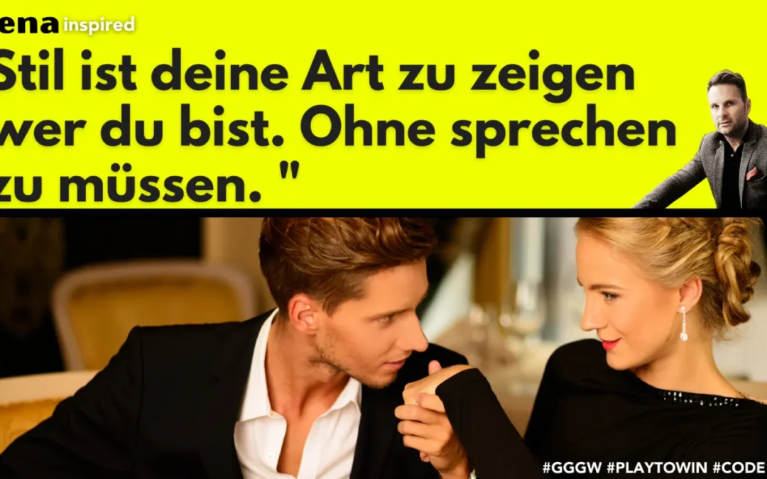 Stil ist deine Art zu zeigen wer du bist. Ohne sprechen zu müssen.