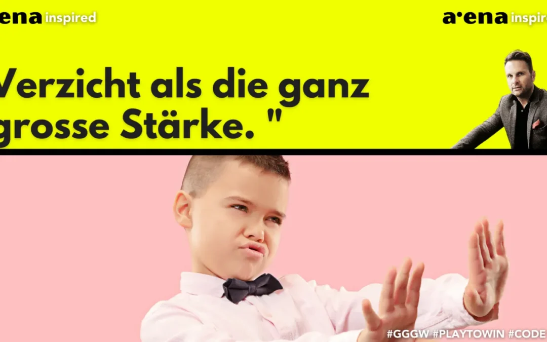 Verzicht als die ganz grosse Stärke